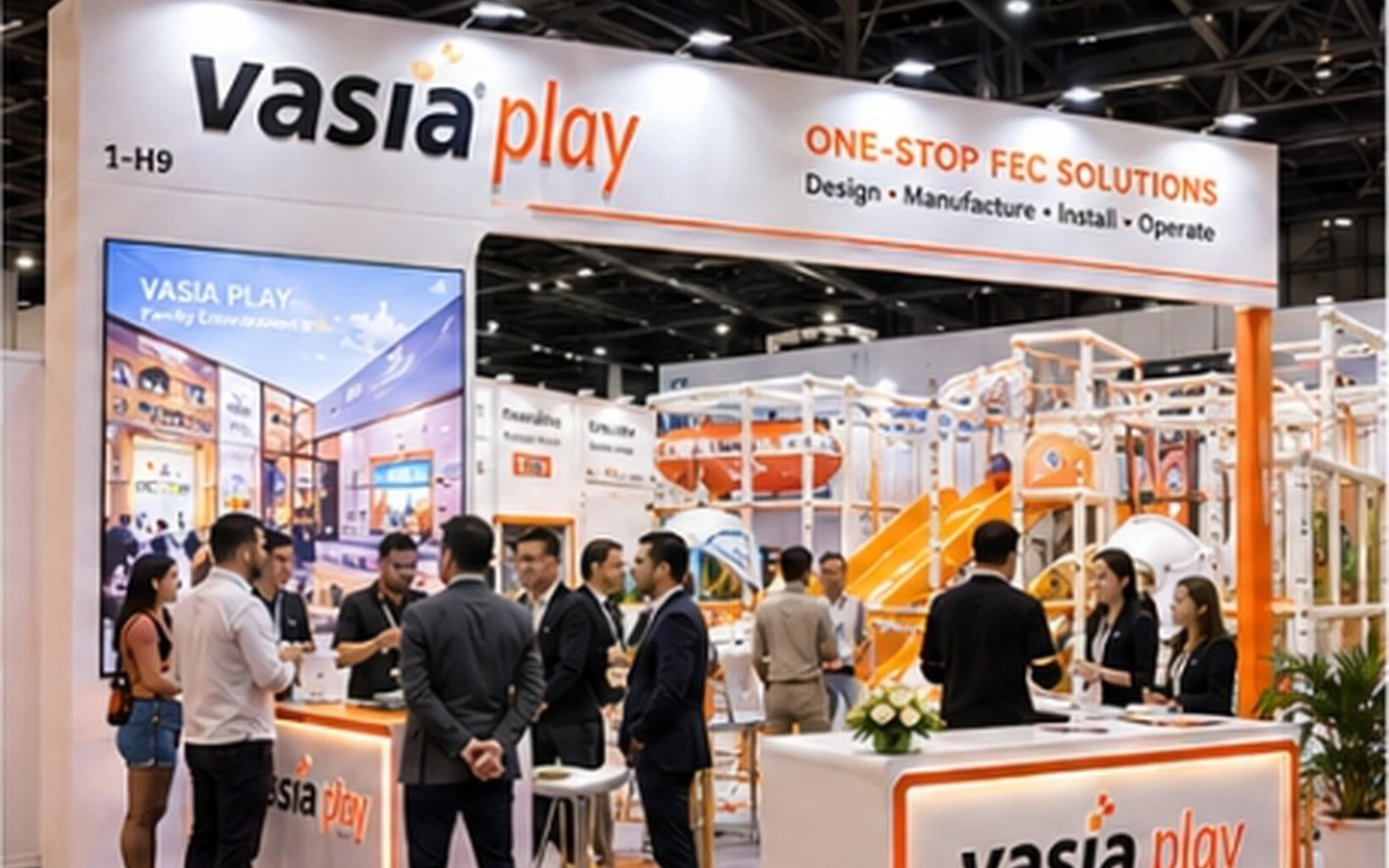 Vasia Play at DEAL Show Dubai UAE Family Entertainment Center Exhibition