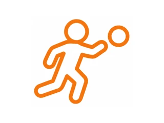 Trampoline dodgeball arena
