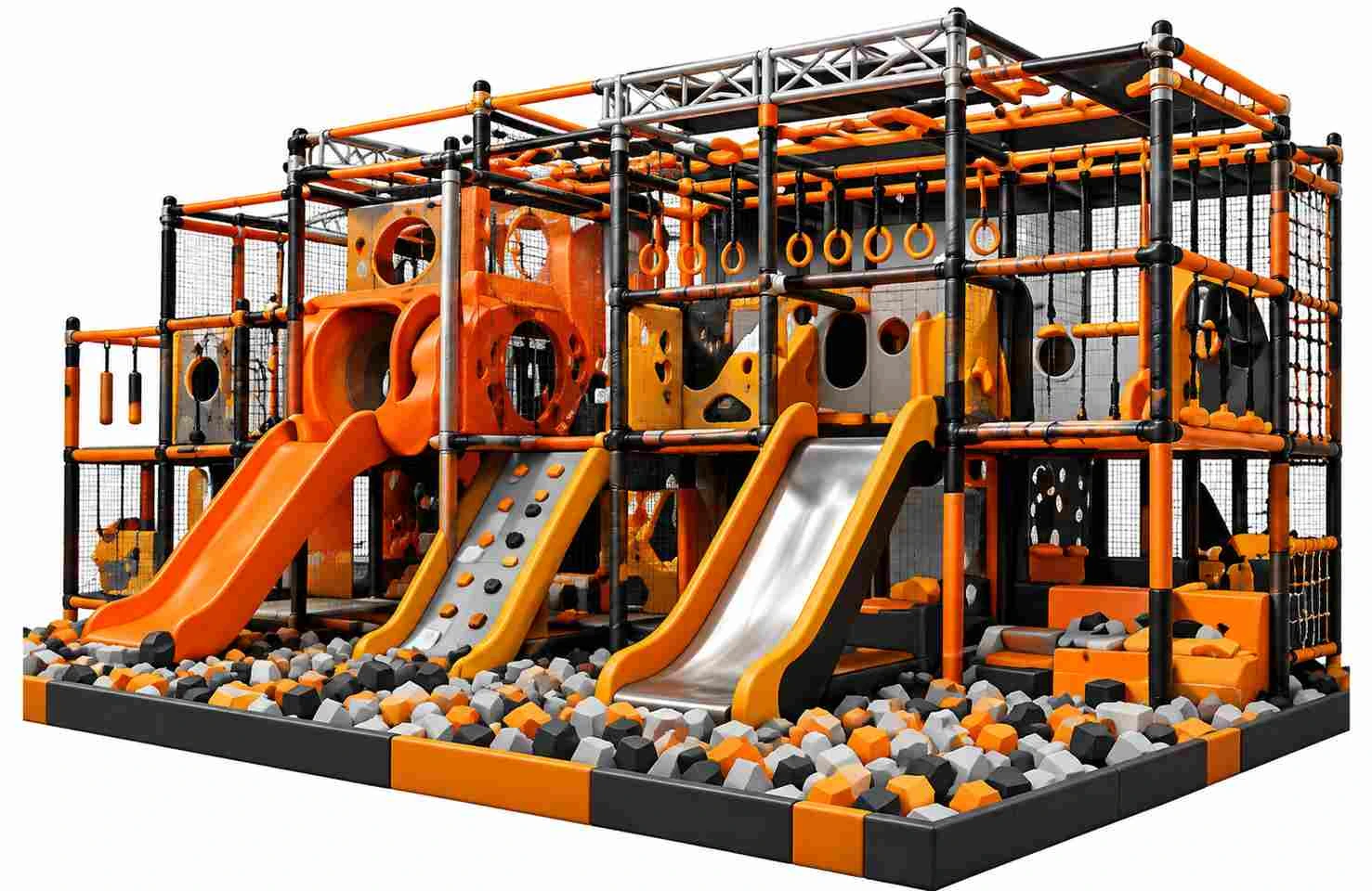 Kids Ninja obstacle zone for younger participants